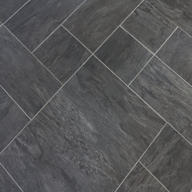Slate texture vinyl flooring a popular choice for modern kitchens and bathrooms